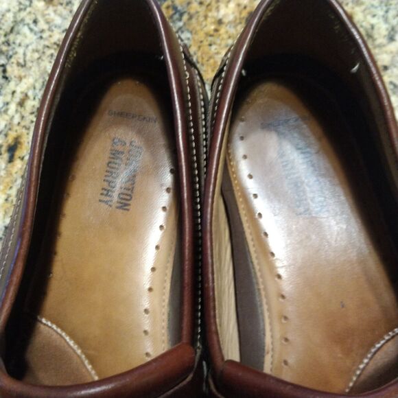 Johnston & Murphy Brown Fowler Kiltie Tassel Leather Loafers 25-8334 Men's Sz 9M - Picture 10 of 12